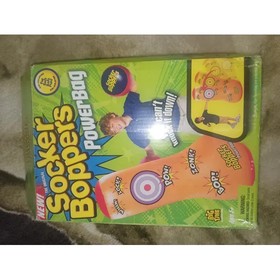 Sokers Poppers Juguetes Inflable Para Patear Y Golpear 15$