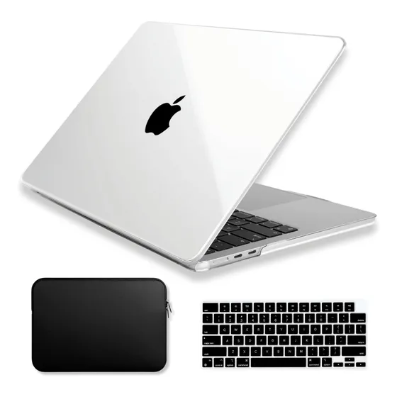 Capa P/ Macbook Air 15 Pol A2941 M3/ M4 Bag+película Teclado
