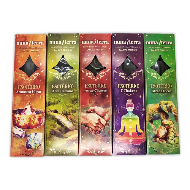 Sahumerios Artesanales Nuna Terra Esotericos