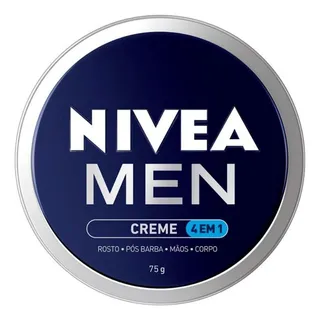 Creme Hidratante Masculino Nivea Men Em Lata 4 Em 1 75g Creme Hidratante Masculino Nivea Men Em Lata 4 Em 1 75g