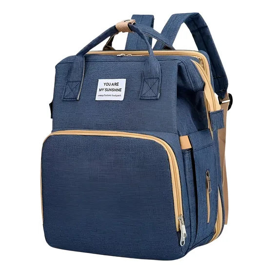 Bolso Tipo Pañalera Cambiador Morral Viaje Cuna