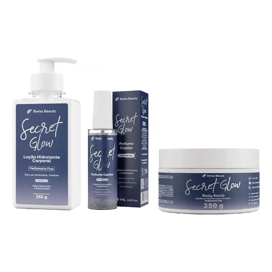 Kit Secret Glow Swiss Beauty 60ml 3 Itens