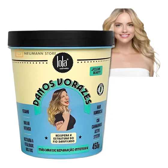 Máscara Lola Danos Vorazes 450g Reparação Original