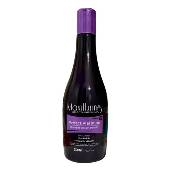 Shampoo Desamarelador Matizante Maxilluring 300ml