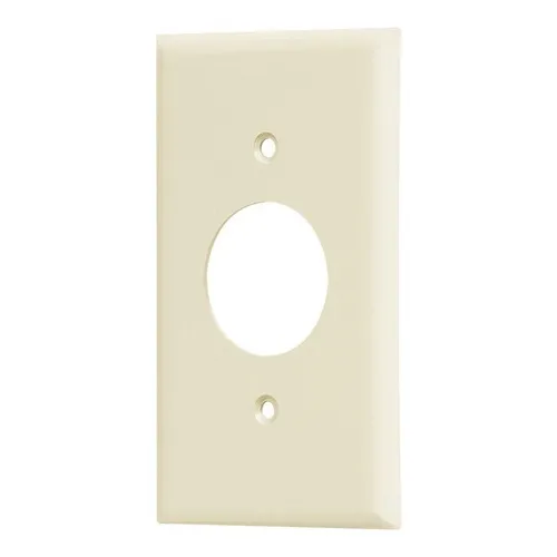 Placa Contacto Sencillo Plastica Std Voltech 46412 Color Marfil
