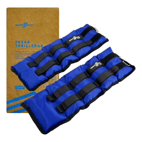 Kit 2 Pesas Tobilleras 2.25kg C/u Sportfitness Graduables
