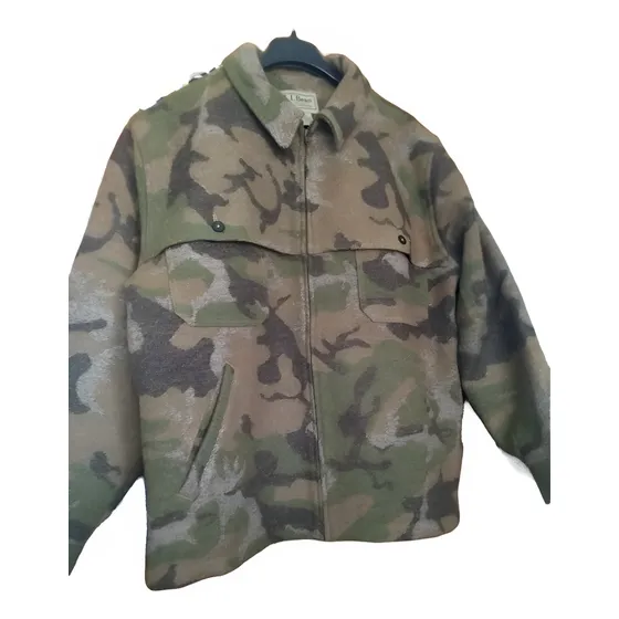 L L Bean Abrigo Xl Adulto Camu Lana 