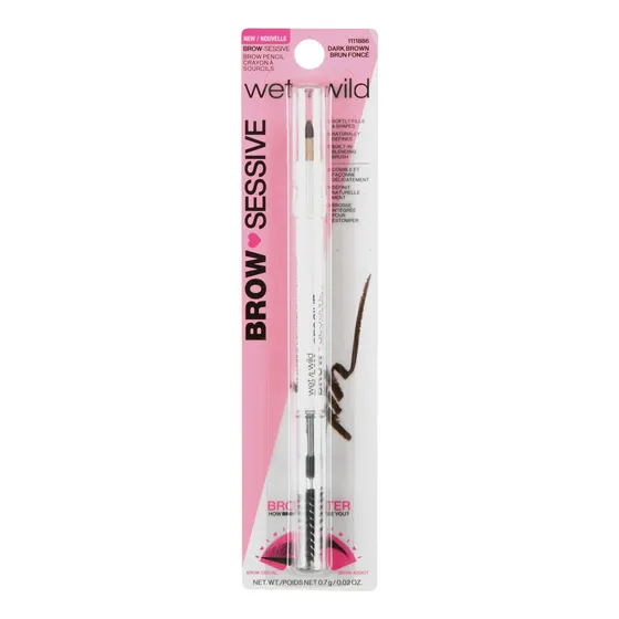 Delineador De Cejas Wet N Wild Brow Sessive Pencil Color Dark Brown