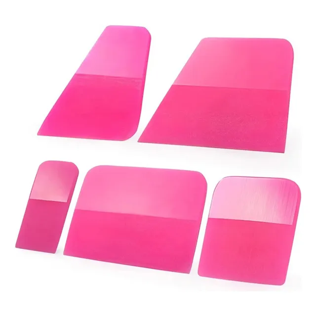 Kit 5 Espatulas Profesional Goma Flexibles Ppf Ploteo Vinilo