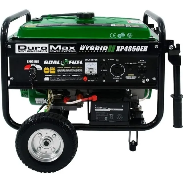 Planta Eléctrica Duromax 4850 Watt 4kva Dual Gasolina Gas