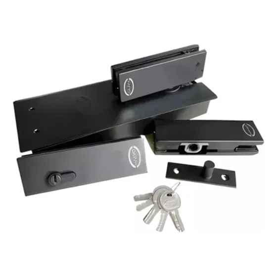 Kit Bisagra Hidráulica P/ Cristal Templado 120k