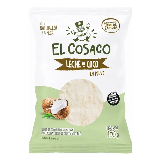 Leche De Coco En Polvo El Cosaco Sin Tacc - 150 Grs