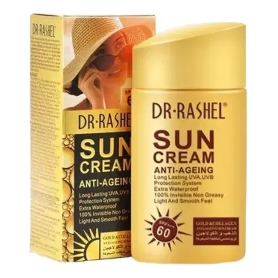 Dr.rahel Sun Cream Spf 60 Protetor Uv Gold Colágeno