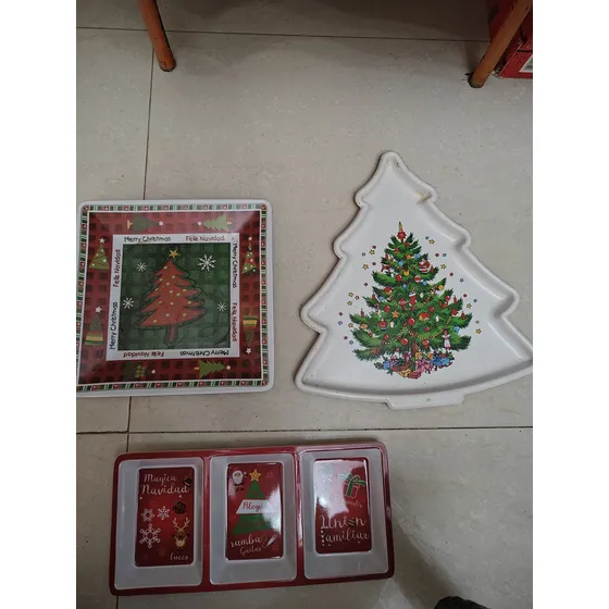 Bandejas De Navidad Usadas