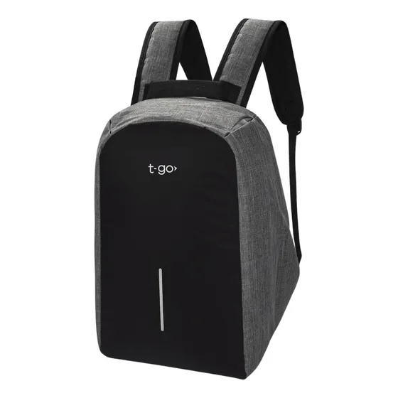 T-Go Mochila Porta Notebook Color Gris Ab01