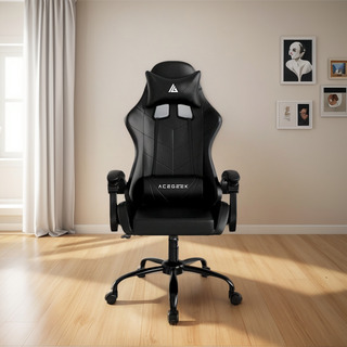 Cadeira Gamer Acegeek Knight-v1, Preto, Ag-knight-v1-bk Cadeira Gamer Acegeek Knight-v1, Preto, Ag-knight-v1-bk