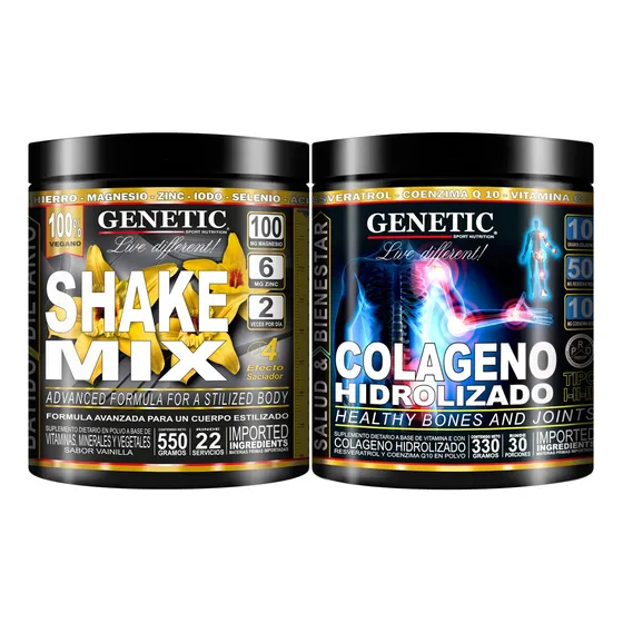 Shake Mix Reemplaza Comidas Colágeno Belleza Salud Articular