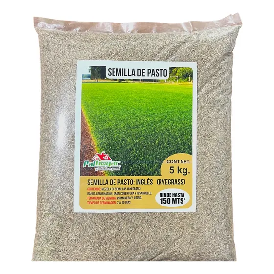 Semilla De Pasto Ingles Ryegrass 5 Kg 