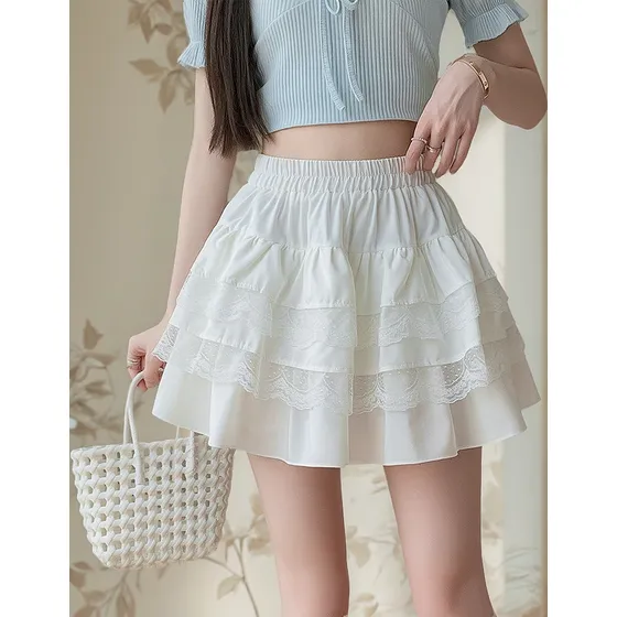 Saia Tutu Princesa Plus Size Plissada, Cintura Fina Em Evasê