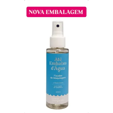 Fixador de Maquiagem Maria Margarida Até Embaixo D'água Spray 120ml A Prova D'Água Vegano