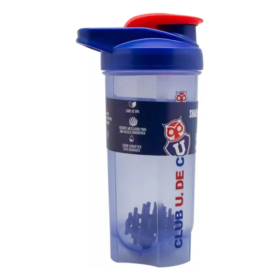 Shaker 800ml U De Chile Oficial Agua Gym Proteina Botella