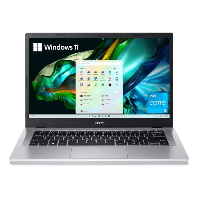 Notebook Acer 14 Intel I3 8gb Ram 128gb Ssd Aspire 3 Win 11