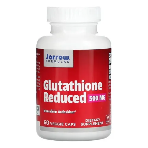 Jarrow Formulas Glutacion Reducida 500mg 60 Caps Glutathione Sabor Sin Sabor