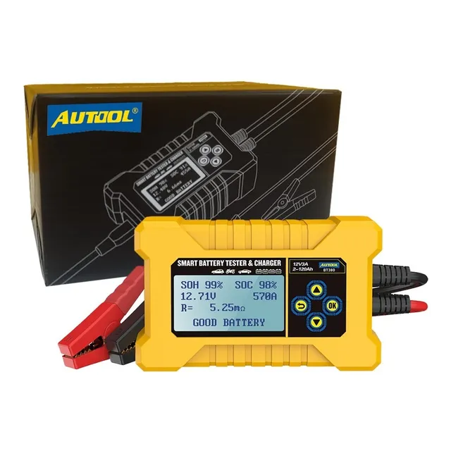 Cargador Y Probador De Bateria Inteligente Autool Bt380 12v