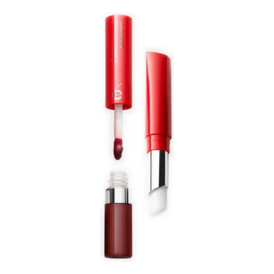 Labial Ésika Dúo Tattoo Colorfix color chocolate diva satinado