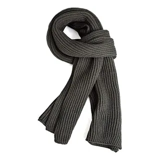 Bufanda Larga Unisex Clásica De Invierno Tejida En Color Lis Bufanda Larga Unisex Clásica De Invierno Tejida En Color Lis