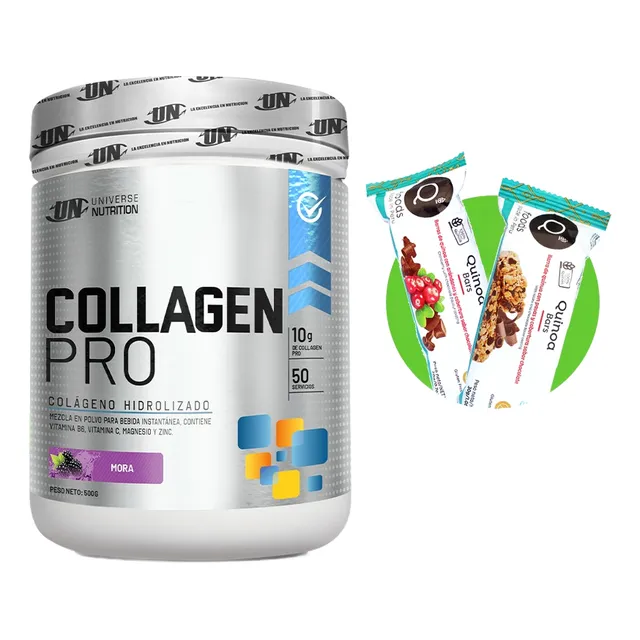 Colageno Collagen Pro 500gr Mora Un + Regalo 08