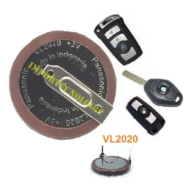 Bateria Pila Vl2020 Para Llave Control Bmw 318i 2010 A 90°
