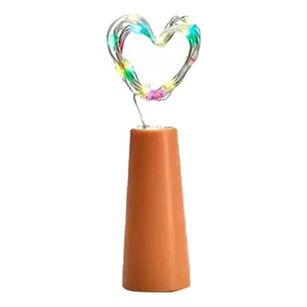 12 Guirnalda Alambre Luz Led Fria Corcho Botella Decoracion 12 Guirnalda Alambre Luz Led Fria Corcho Botella Decoracion