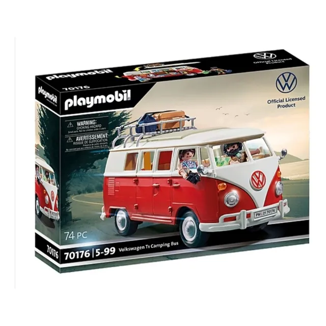 T1 Camping Bus Volkswagen Playmobil Combi 70176 De Colección