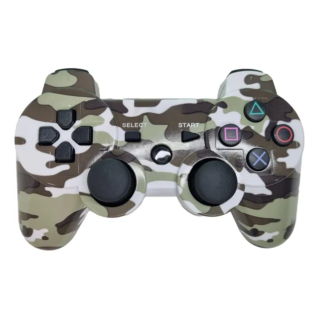 Joystick Inalámbrico Compatible Ps3 Play 3 Pc Camo + Cable
