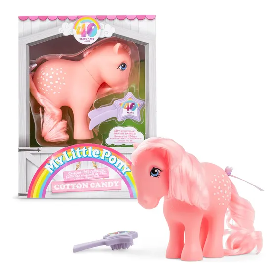 Boneco De Ação My Little Pony, 40º Aniversário, Algodão Doce