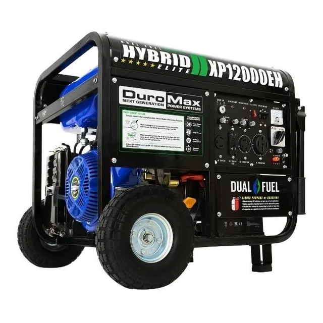 Planta Eléctrica Generador Duromax Xp12000eh Dual Gas/gasol