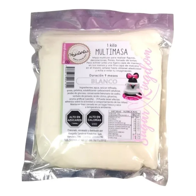 Fondant Blanco 1 Kilo