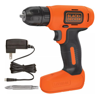 Taladro Atornillador Black+decker Ld008b2c 8v Ion Taladro Atornillador Black+decker Ld008b2c 8v Ion