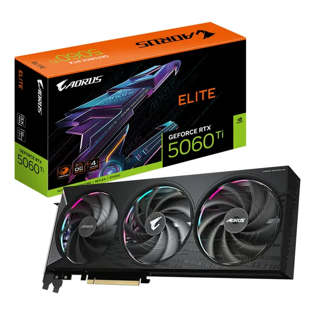 Tarjeta De Video Gigabyte Rtx5060 Ti Aorus Elite 16 Gb Msi