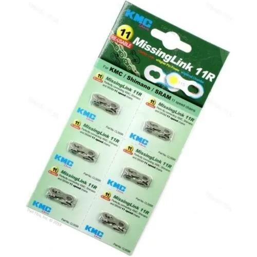 Paquete De Seis 6 11 Velocidades Kmc 11r Missing Link Reut