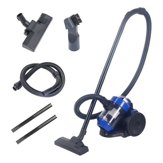 Aspiradora Ciclonica Para Auto Y Hogar Sin Bolsa 1800w Color Azul