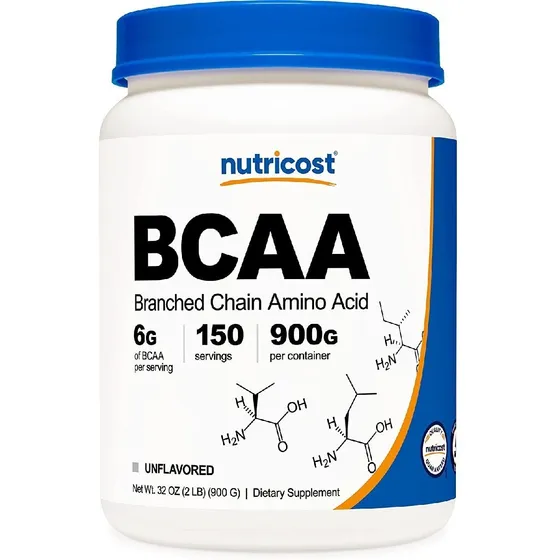 Bcaa 6 G Aminoácidos De Cadena Ramificada Nutricost (900 G)