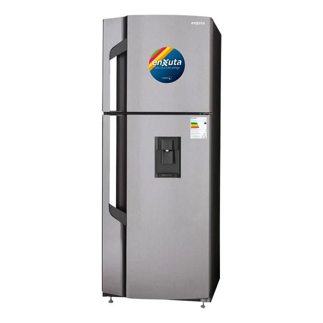 Heladera con freezer Enxuta RENX2260I color inox con capacidad de 258L 220V