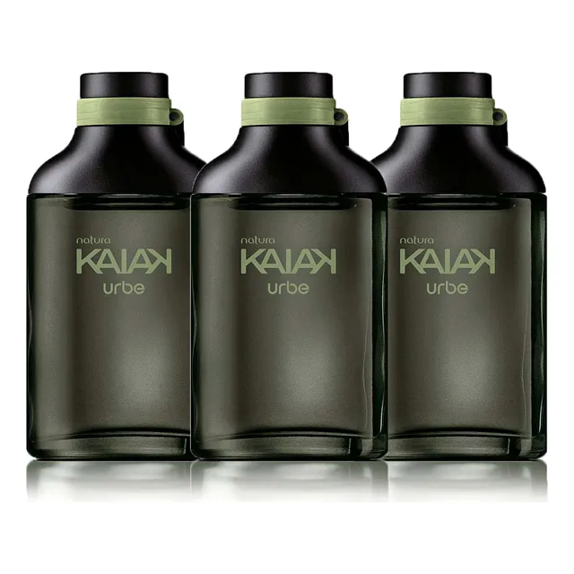 Kaiak Urbe Deo Colonia 100 Ml Para Hombre - Pack X 3
