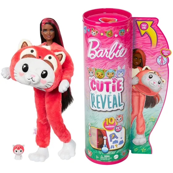 Barbie Cutie Revela Muñeca Y Accesorios Con Disfraz De Anim