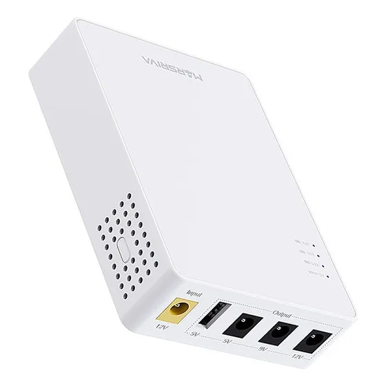 Smart Mini Dc Ups Marsriva Kp3 10.000 Mah Para Modem, Router