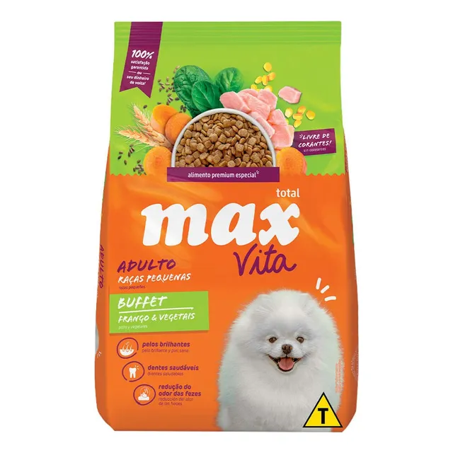 Alimento Max Vita Adulto Raza Pequeña Buffet Pollo Y Vegetal