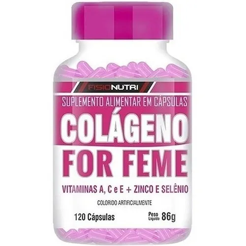 Colágeno For Feme Con Vitaminas Y Minerales- 120 Capsulas 