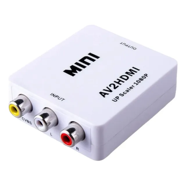 Convertidor Rca A Hdmi Av2hdmi Adaptador 1080p
